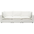 thumbnail image 1 of Diamond Sofa IVY2SC1ACWH Ivy Modular Sofa with Faux Shearling & Feather Down Seating, White - 3 Piece, 1 of 7