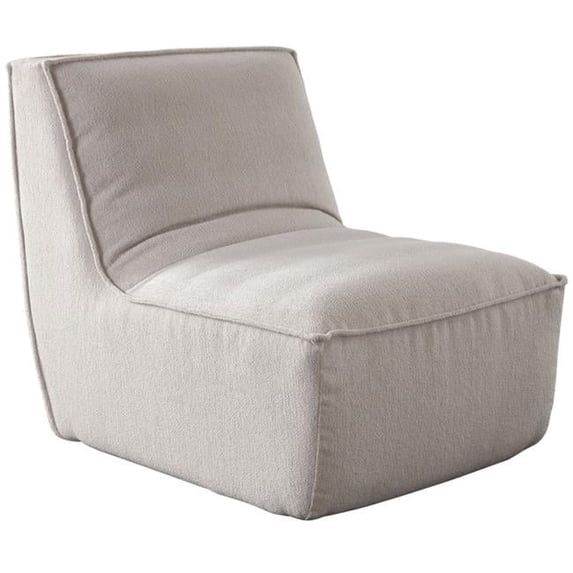 Diamond Sofa JONASACTN Jonas Armless Fabric Accent Chair, Tan
