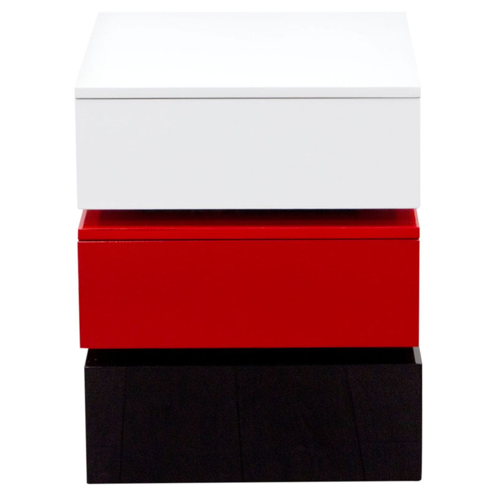 Diamond Sofa TriColor Accent Table with 2Drawer Storage