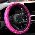 thumbnail image 1 of Diamond Soft Leather Anti-Slip Steering Wheel Cover with Bling Bling Crystal Rhinestones, Universal 15 Inch for Women, Fit Vehicles, Sedans, SUVs, Vans, Trucks, 1 of 13