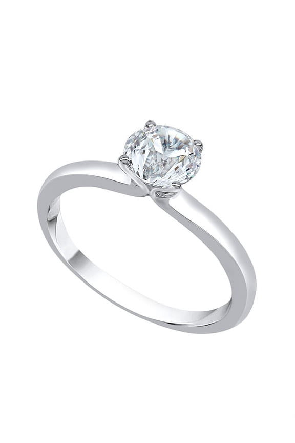 Diamond Solitaire Engagement Ring in 14K Gold (5/8 cttw) (I-Color, SI3-I1 Clarity)