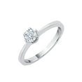 thumbnail image 1 of Diamond Solitaire Promise Ring in 10K White Gold (1/2 cttw) (I-Color, SI3-I1-Clarity), 1 of 3