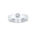 thumbnail image 1 of Diamond Solitaire Promise Ring in 14K White Gold (1/5 cttw) (I-Color, SI3-I1 Clarity) (Size-7), 1 of 2