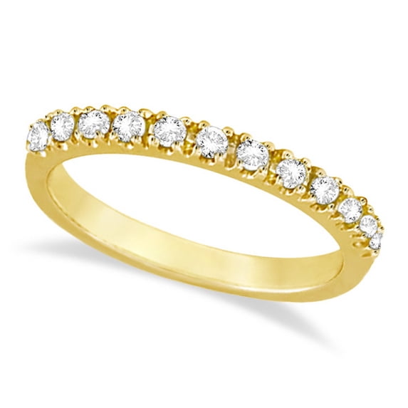 Diamond Stackable Ring Anniversary Band 14k Yellow Gold (0.25ct)