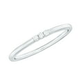 thumbnail image 1 of Rosec Jewels Diamond Stackable Ring for Women, Three Stone Ring (HI-SI Quality), 925 Sterling Silver, US 4.00, 1 of 9