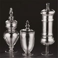 thumbnail image 1 of Diamond Star 40021 9 x 4 in. Glass Jar with Lid Set, Clear, 1 of 1