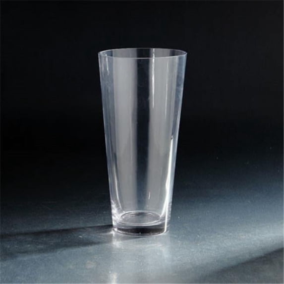 Diamond Star 60003 10 x 5 in. Glass Vase, Clear