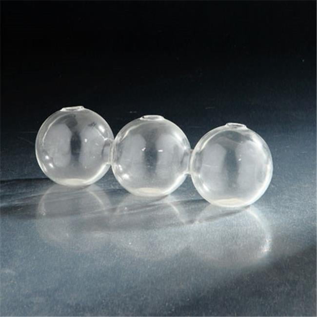 Diamond Star 64308 3 x 10 x 3 in. Glass Flower Vase, Teal