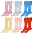 thumbnail image 1 of Diamond Star Diabetic Socks, Non-Binding Circulatory Cushion Cotton Crew Socks for Women (Multi-6 Pairs, Socks Size 9-11, Fit Women Shoe Size 5-10), 1 of 8