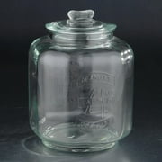 Diamond Star Glass Apothecary Clear Jar and Lid