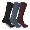 thumbnail image 1 of Diamond Star Non Skid Tube Socks Women 3 Pairs Premium Cushion Cotton Over The Calf Athletic Knee High Socks For Men (Black,Grey,Brown - 3 Pairs, Socks Size 10-13, Fit Men's Shoe Size 7-12), 1 of 1