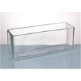 thumbnail image 1 of Diamond Star  Rectangular Glass Vase - Clear, 1 of 1