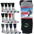 thumbnail image 1 of Diamond Star Thermal Socks Heavy Duty Crew Insulated Socks Ultra Warm Thick Boot Socks Men’s Women’s (Assorted - 6 Pairs Thermal Socks fit size 10-15), 1 of 4