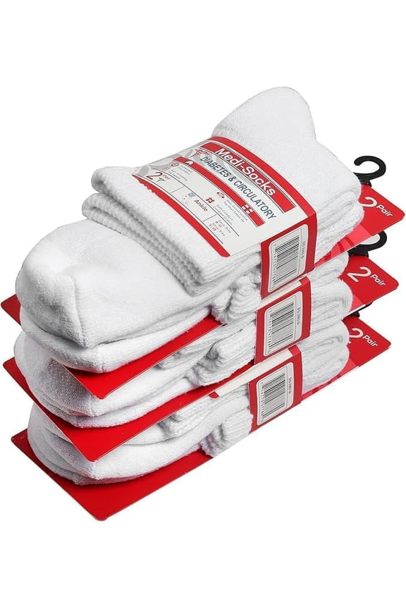 Women's Diabetic Socks, Non-Binding Cushion Cotton Ankle Socks (Assorted, 6 Pairs, Socks Size 9-11, Fit Women's Shoe Size 6-11)