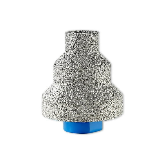 Diamond Step Chamfer Drill Bit, Diamond Brazed Step Drill Bit, Multi Layer Tapered Reamer, 20-35-50mm Multilayered Cone Reamer, for Metal, Wood, Concrete, Tile, Marble, Engineered Stone