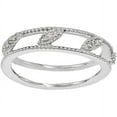 thumbnail image 1 of Diamond Sterling Silver Rhodium-Plated Jacket Ring, 1 of 7