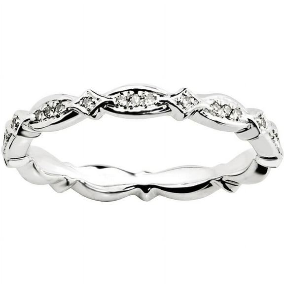 Diamond Sterling Silver Ring