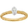 thumbnail image 1 of Diamond Sterling Silver Yellow Gold-Plated Ring, 1 of 8