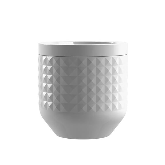 Diamond Stoneware Canister, Medium, Set of 2