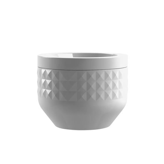 Diamond Stoneware Canister, Small, Set of 2