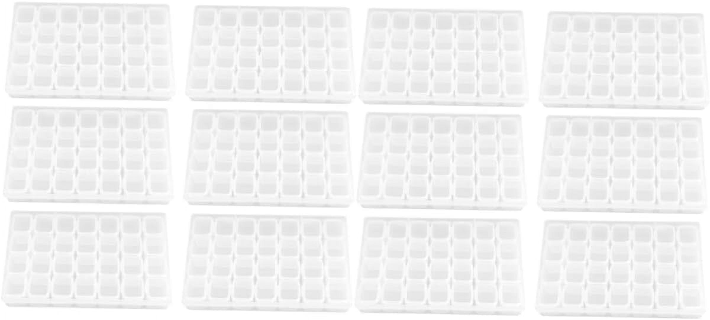 Diamond Storage Container Diamond Art Bead Storage 12 Pcs 28 Diamond Drawing Square White Round