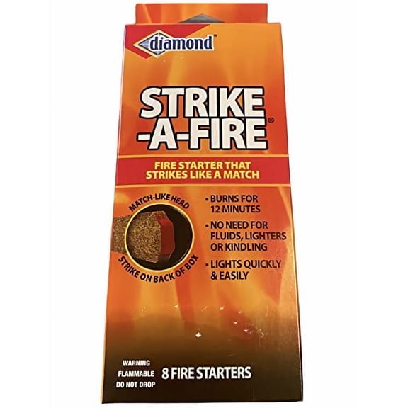Diamond Strike-a-Fire Fire Starter (Pack of 4)