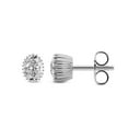 thumbnail image 1 of Diamond Stud Earring | 1 Carat IGI Certified Oval Shape Lab Grown Diamond Stud | 14K White Gold | Circa Lab Diamond Stud Earrings | Prong Setting | FG-VS1-VS2 Quality | Friendly Diamonds, 1 of 6