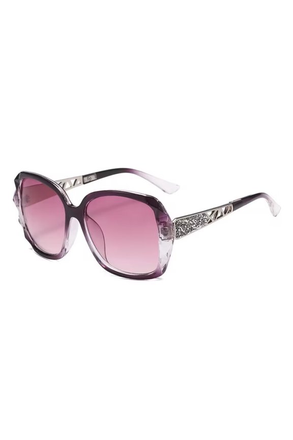 Diamond-Studded Polarized Sunglasses for Women, UV400 Protection, Lightweight 35g Korean Fashion Eyewear with Multiple Colors for Driving