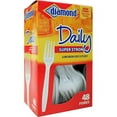 thumbnail image 1 of Diamond Super Strong Heavy Duty Forks, White, 48 Ct, 1 of 1