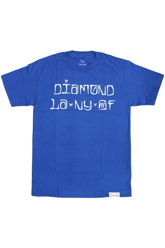Diamond Supply Co Cities T-Shirt Royal