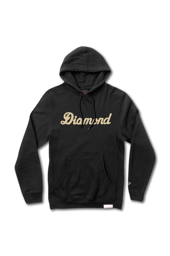 Diamond Supply Co City Script Pullover Hoodie Black