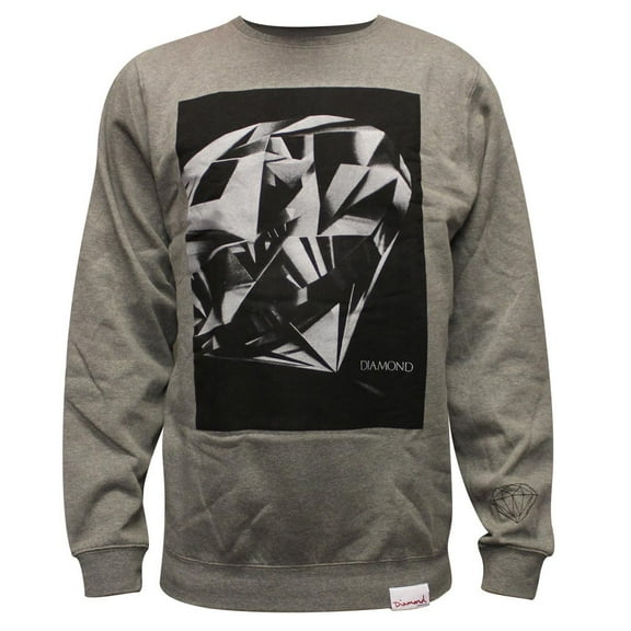 Diamond Supply Co Diamond Cut Sweatshirt Gray