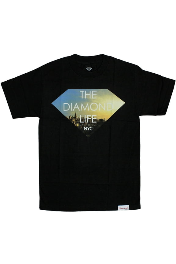 Diamond Supply Co Diamond Life NYC T-Shirt Black