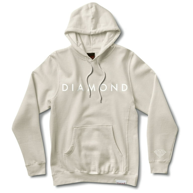 Diamond Supply Co Face Tonal Men s Pullover Hoodie Cream White a16dpf11 cream Walmart