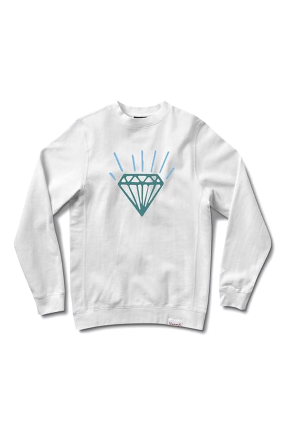 Diamond Supply Co Gem Crewneck White