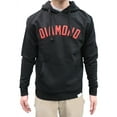 thumbnail image 1 of Diamond Supply Co. Men's Arch Diamond Logo Pullover Fleece Hoodie Sweatshirt (Medium, Black/Red), 1 of 1