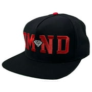 Diamond Supply Co. Mens Block DMND Embroidered Logo Snapback Hat Cap Black