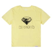Diamond Supply Co. Mens Blueprint Graphic Print Tee T-Shirt Small, Banana