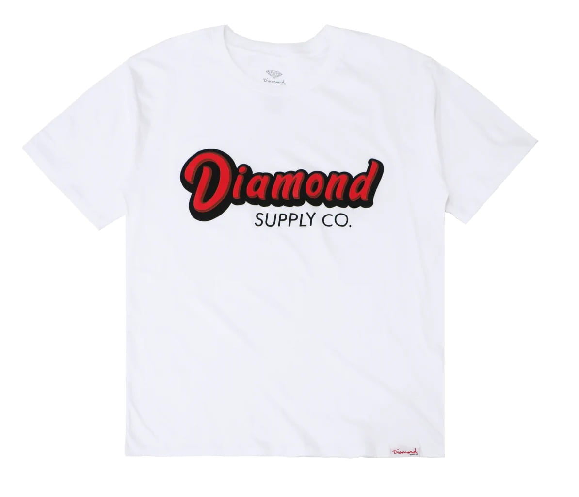 Diamond Supply Co. Men s Classic Retro Logo Tee T Shirt Small White