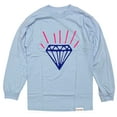 thumbnail image 1 of Diamond Supply Co. Men's Gem Long Sleeve Tee T-Shirt (Small, Baby Blue), 1 of 2
