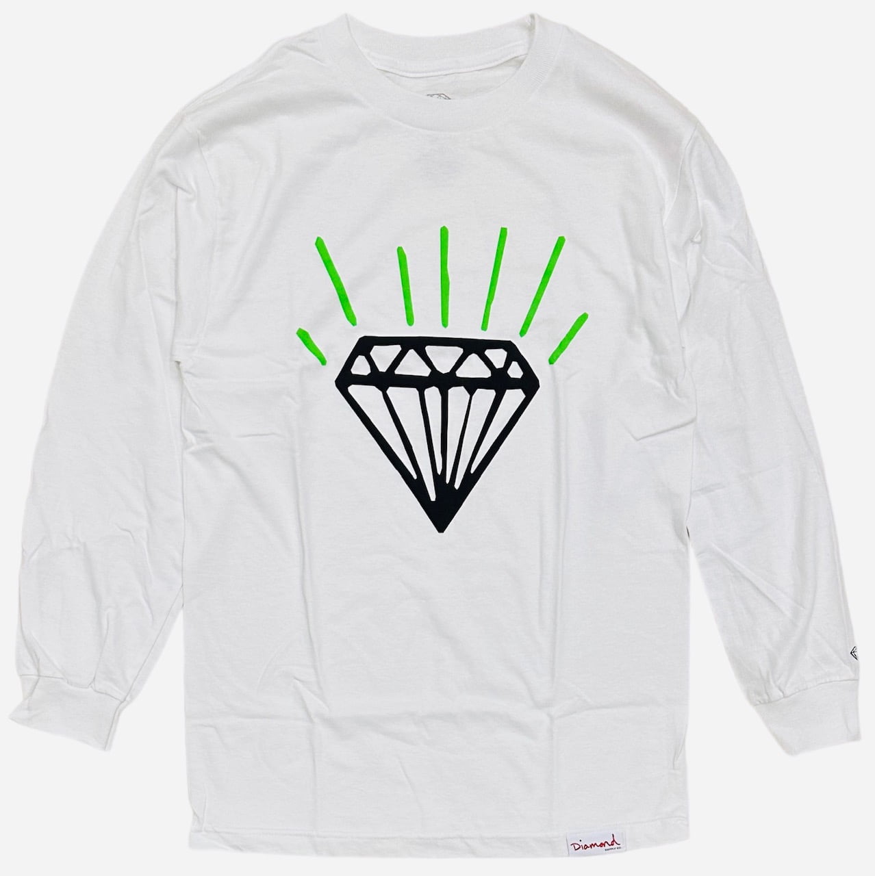 Diamond Supply Co. Men's Gem Long Sleeve Tee T-Shirt (X-Large
