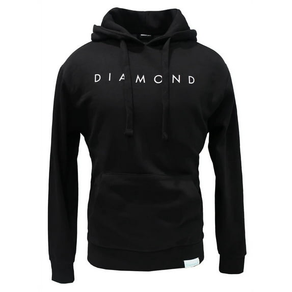 Diamond Supply Co. Men's Graphic Logo Pullover Fleece Hoodie Sweatshirt (XX-Large, Leeway Black)