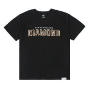 Diamond Supply Co. Men's Home Team Graphic Logo Tee T-Shirt (Small, Black (San Francisco))