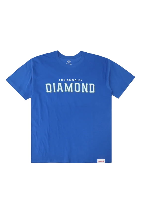 Men's Home Team Graphic Logo Tee T-Shirt (X-Large, Royal Blue (Los Angeles))