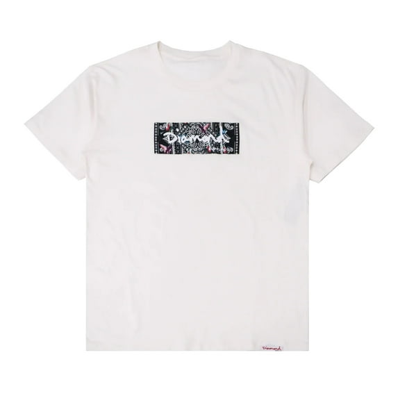 Diamond Supply Co. Men's Hummingbird Box Logo Tee T-Shirt (Large, Blush)