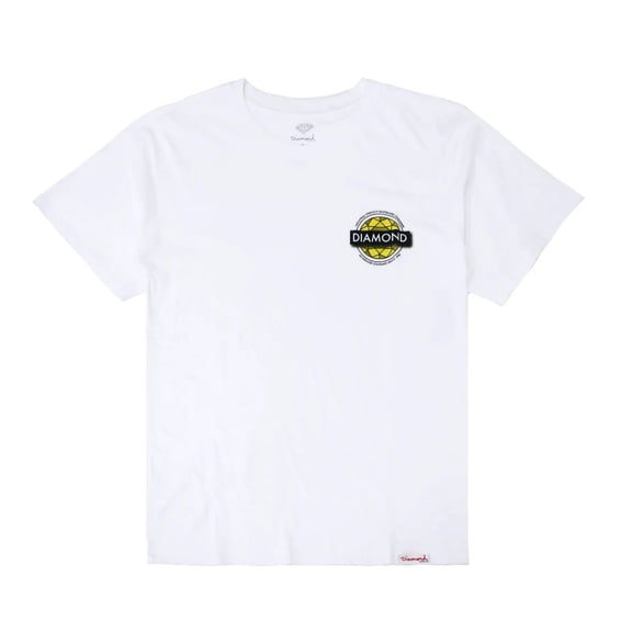 Diamond Supply Co. Men's Industrial Strength Skateboard Hardware Tee T-Shirt (Medium, White)