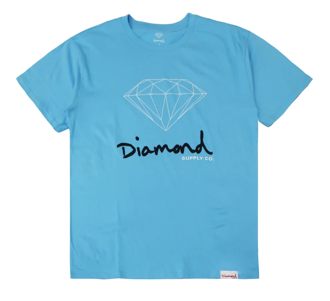 Diamond Supply Co Shirt Mens Large Black Short Sleeve D-98 Graphic Logo  Spellout