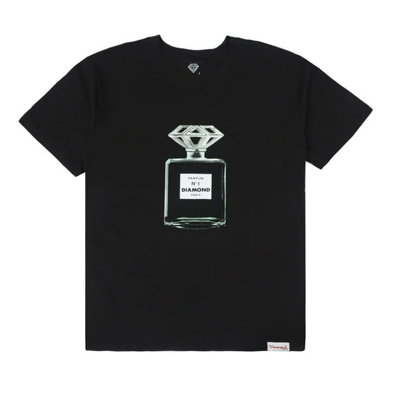 Diamond Supply Co. Men's Parfum Tee T-Shirt (Large, Black)
