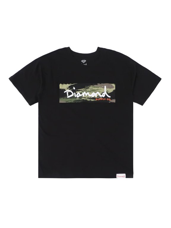 Men's Special Forces Box Logo Graphic Tee T-Shirt (Small, Black)