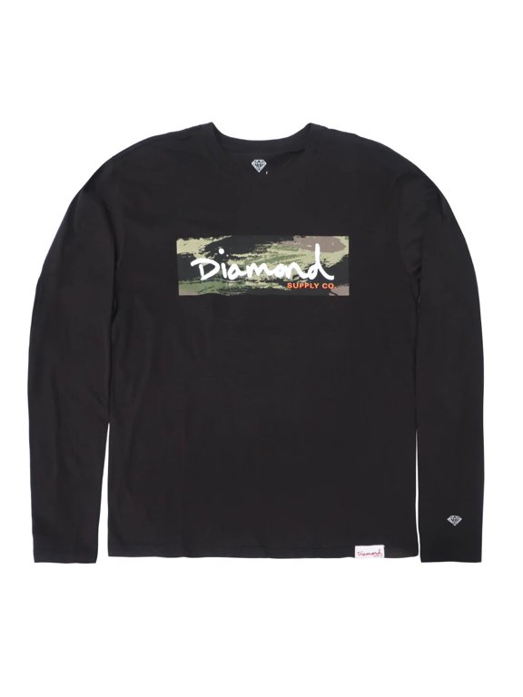 Men's Special Forces Long Sleeve Tee T-Shirt (Small, Black)
